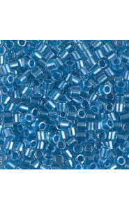 Miyuki delica beads 8/0 - Sparkling aqua lined crystal DBL-905